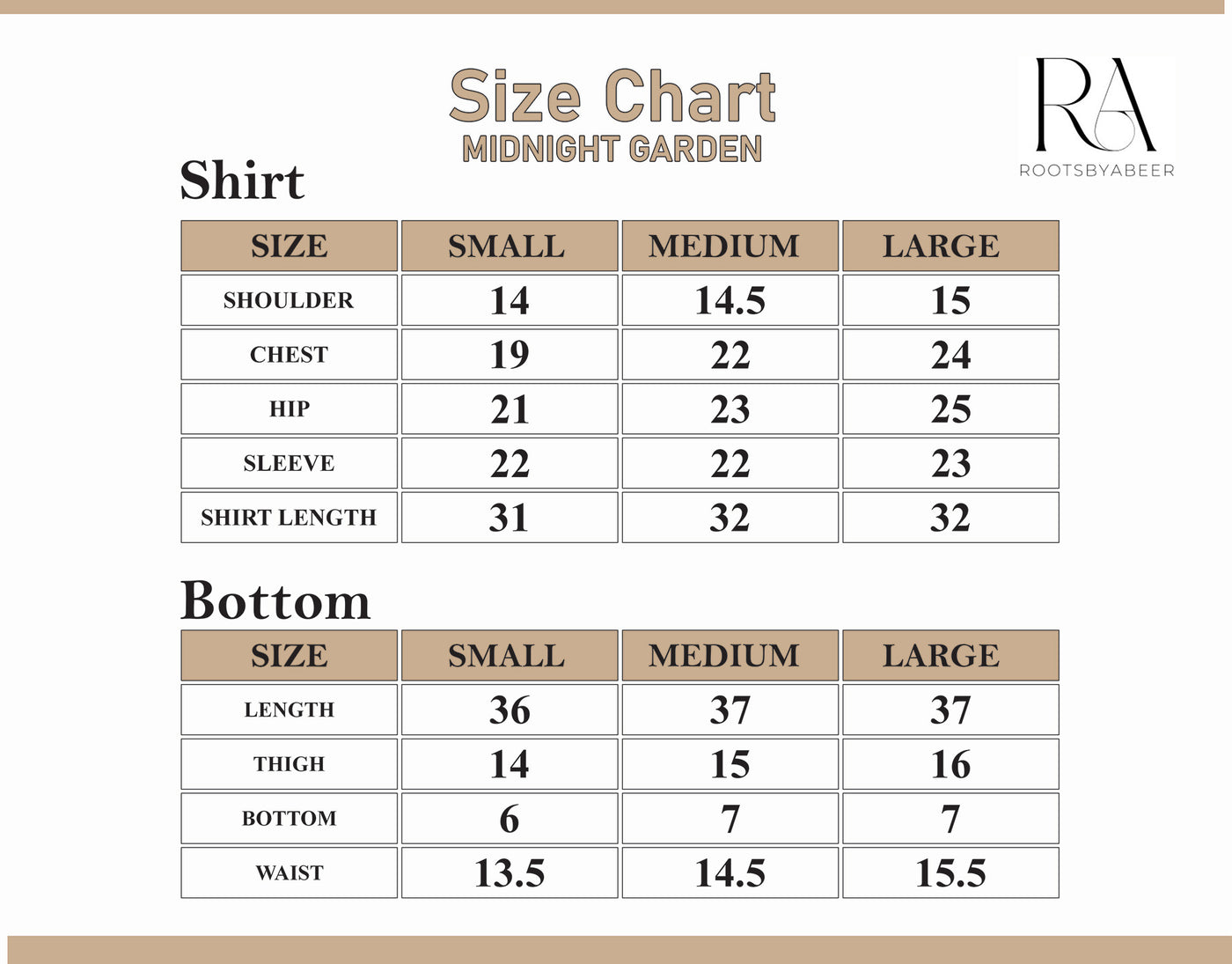 Size guide